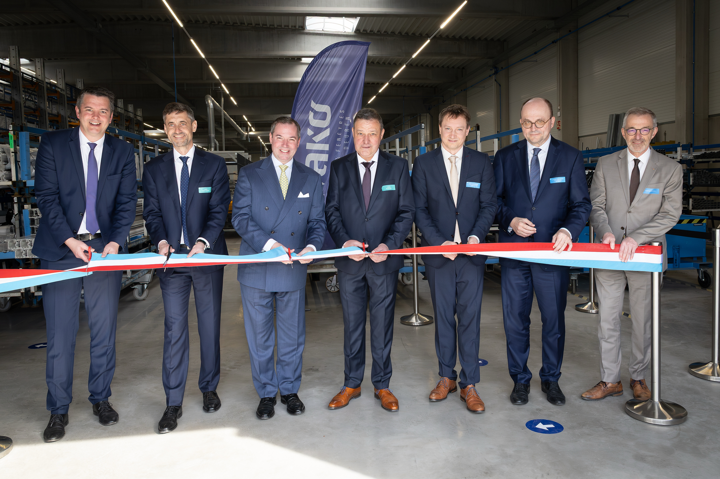 Wako inaugure son nouveau hall de production à Redange